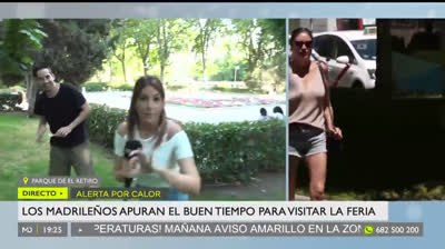 Haciendo ejercicio en la ola de calor “fumando porros”