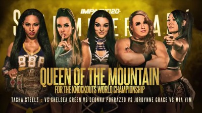 Tasha Steelz Vs Mia Yim Vs Jordynne Grace Vs Chelsea Green Vs Deonna Purrazzo - Queen Of The Mountain Match - Campeonato Femenino de Impact - Slammiversary 2022