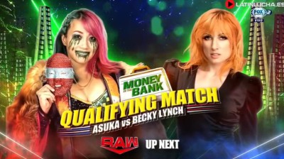Asuka Vs Becky Lynch - RAW 20/06/2022
