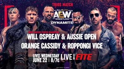 Orange Cassidy y Roppongi Vice Vs Will Ospreay y Aussie Open - Dynamite 22/06/2022