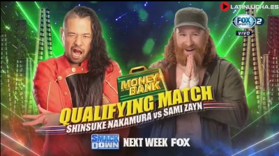 Shinsuke Nakamura Vs Sami Zayn - SmackDown 24/06/2022