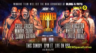 Eddie Kingston, Wheeler Yuta y Shota Umino Vs Chris Jericho, Sammy Guevara y Minoru Suzuki - Forbidden Door 2022