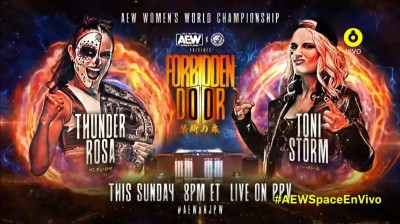 Thunder Rosa Vs Toni Storm - Campeonato Mundial Femenino de AEW - Forbidden Door 2022