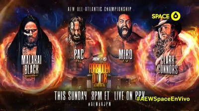 PAC Vs Miro Vs Malakai Black Vs Clark Connors - Campeonato All-Atlantic - Forbidden Door 2022