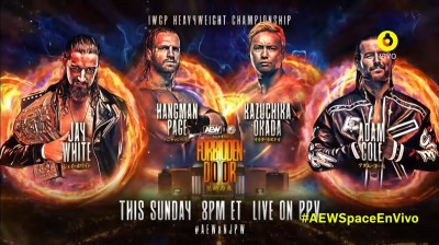 Jay White Vs "Hangman" Adam Page Vs Kazuchika Okada Vs Adam Cole - Campeonato Mundial Peso Pesado de la IWGP - Forbidden Door 2022