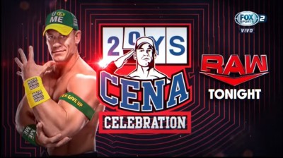 Celebración de los 20 años de carrera de John Cena - RAW 27/06/2022