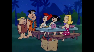 Hechizada Visita a los Picapiedras