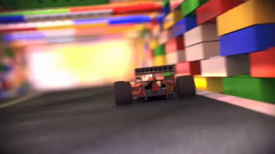 Evolution of Formula 1 cars in stop-motion version