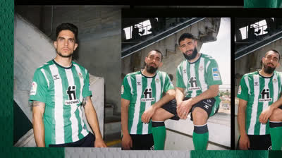 El Real Betis presenta su camiseta para la temporada 2022-2023