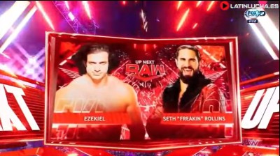 Ezekiel Vs Seth "Freakin" Rollins - RAW 04/07/2022