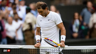 Rafa Nadal se retira de Wimbledon