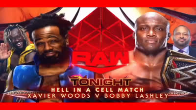 XAVIER WOODS VS BOBBY LASHLEY - RAW 21 DE JUNIO DE 2021