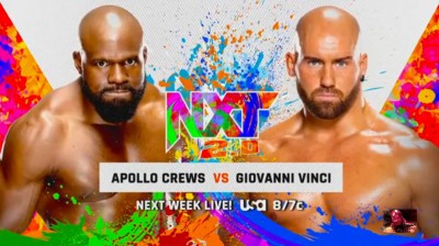 Apollo Crews Vs Giovanni Vinci - NXT 2.0 12/07/2022