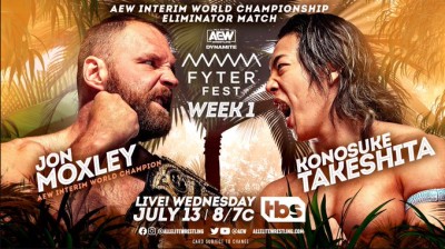 Jon Moxley Vs Konosuke Takeshita - Dynamite Fyter Fest 13/07/2022
