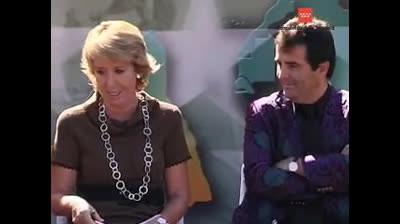 Esperanza Aguirre preside la conferencia de Xavier Sala i Martin