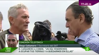 Diego Cañamero okupa la finca de Mario Conde en Andalucia