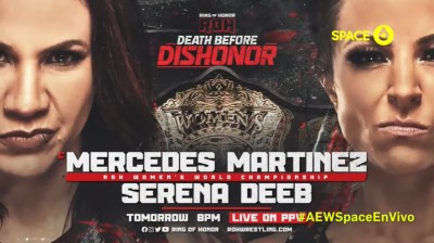 Mercedes Martinez Vs Serena Deeb - Campeonato Mundial Femenino de ROH - Death Before Dishonor 2022